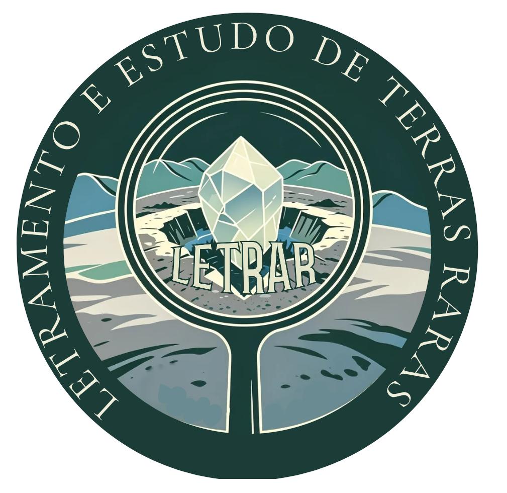 Emblema do projeto LETRAR  Letramento e Estudo de Terras Raras